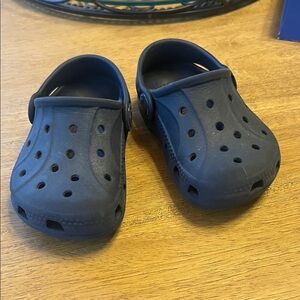Kids Navy Blue Crocs